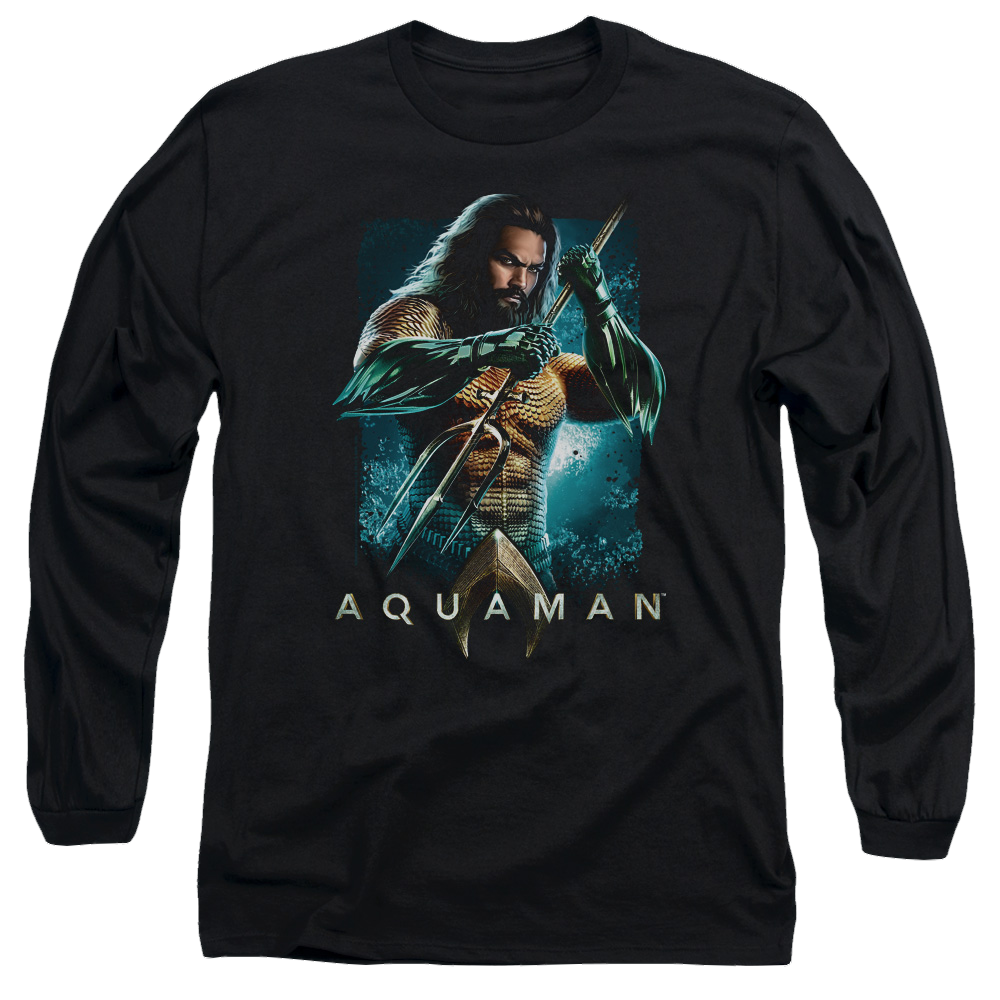 Aquaman Movie Trident - Men's Long Sleeve T-Shirt