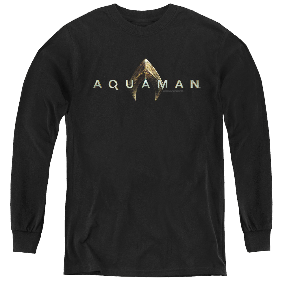 Aquaman Movie Logo - Youth Long Sleeve T-Shirt