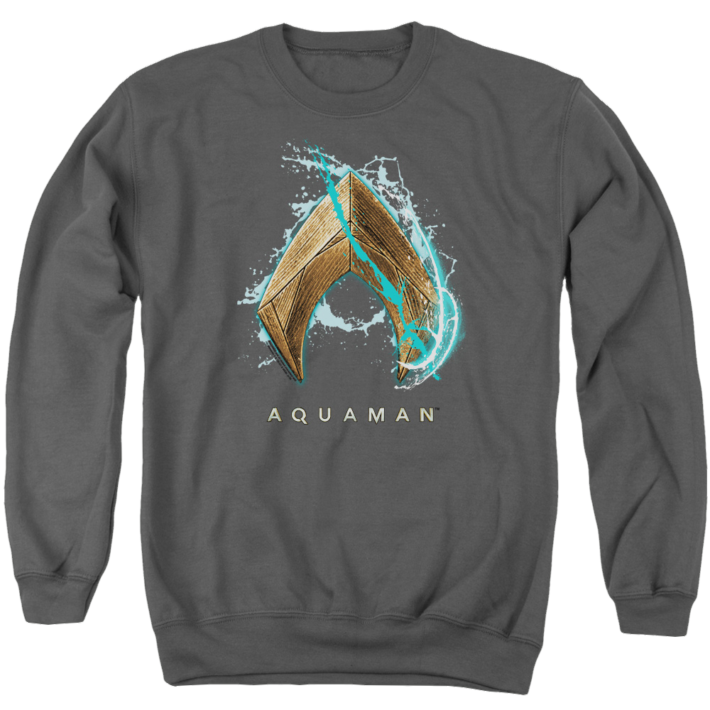 Aquaman Movie Water Shield - Men's Crewneck Sweatshirt