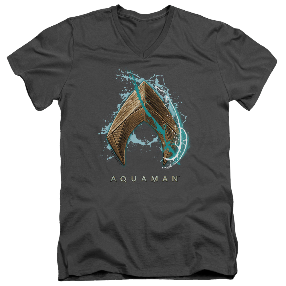Aquaman Movie Water Shield - Men's V-Neck T-Shirt