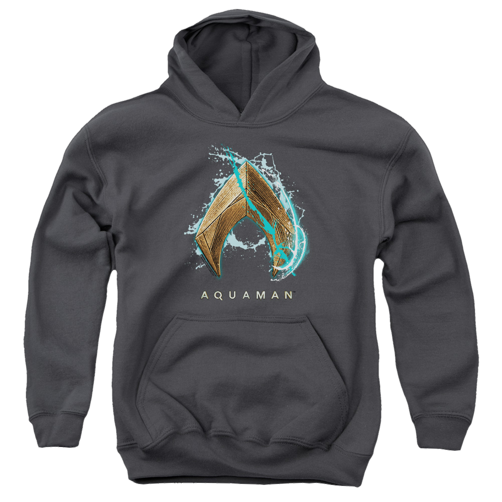 Aquaman Movie Water Shield - Youth Hoodie