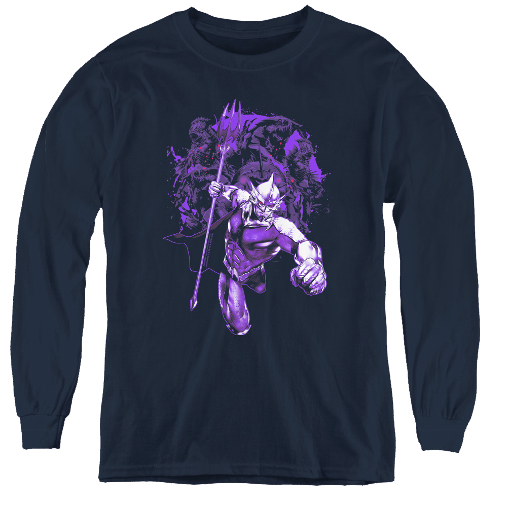 Aquaman Movie Evil Doers - Youth Long Sleeve T-Shirt