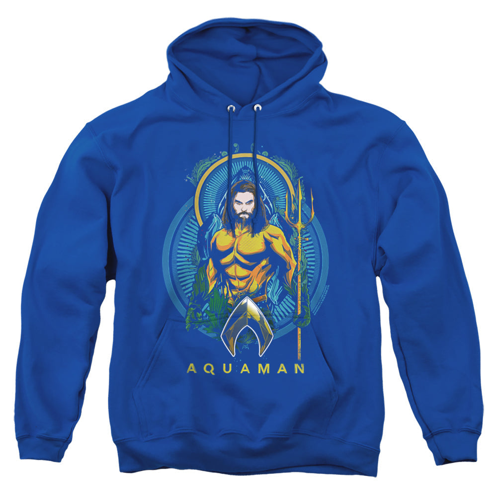Aquaman Movie Aqua Nouveau Mens Hoodie Black