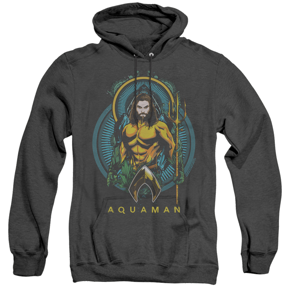 Aquaman Movie Aqua Nouveau - Heather Pullover Hoodie