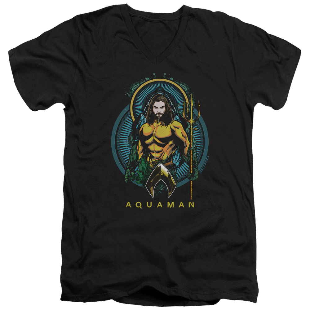 Aquaman Movie Aqua Nouveau - Men's V-Neck T-Shirt