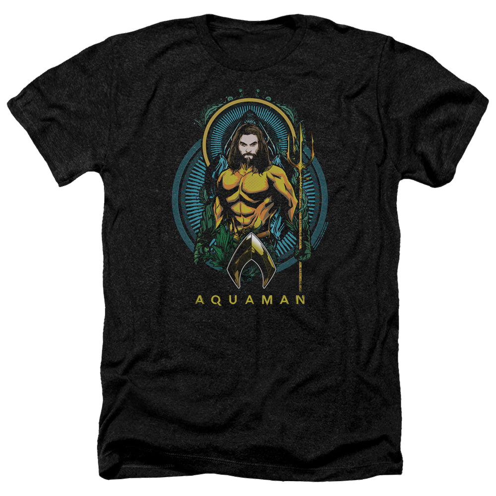 Aquaman Movie Aqua Nouveau - Men's Heather T-Shirt