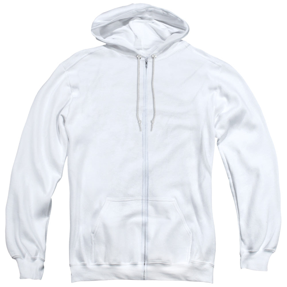 Aquaman Movie Salt Of The Sea Back Print Zipper Mens Hoodie White