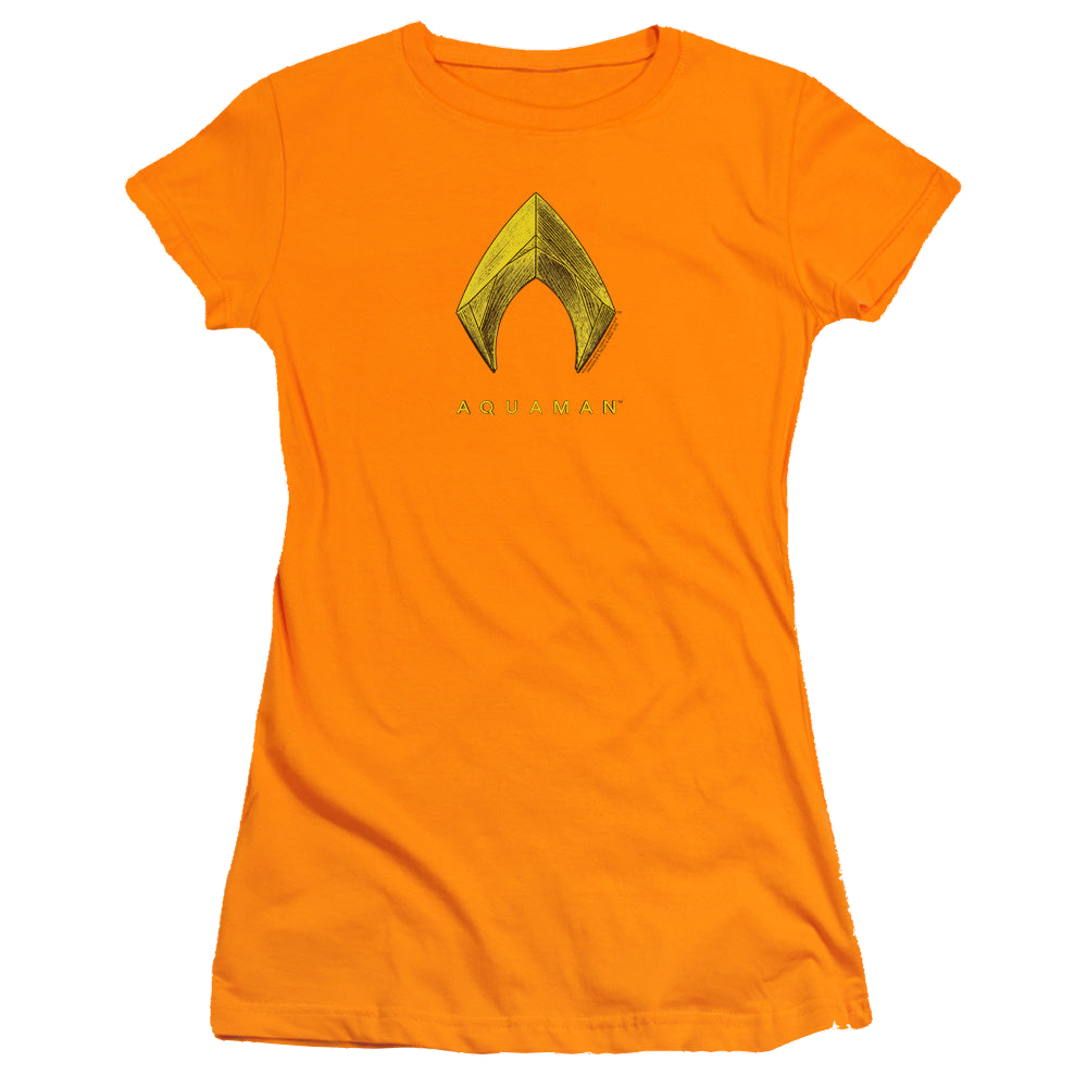 Aquaman Movie Aquaman Logo - Juniors T-Shirt