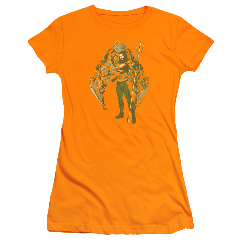 Aquaman Movie Shells - Juniors T-Shirt