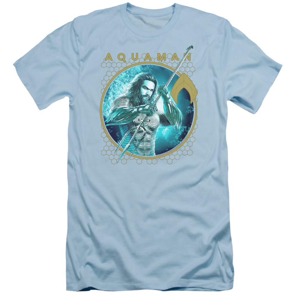 Aquaman Movie Trident Of Neptune - Men's Slim Fit T-Shirt