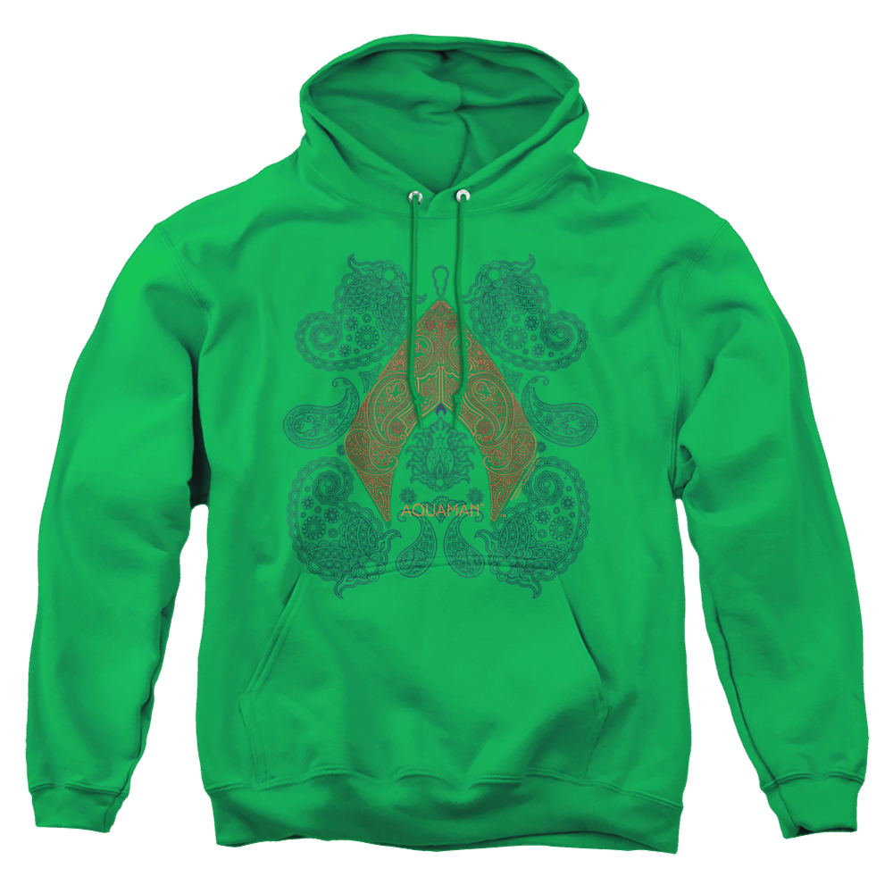 Aquaman Movie Aqua Paisley - Pullover Hoodie
