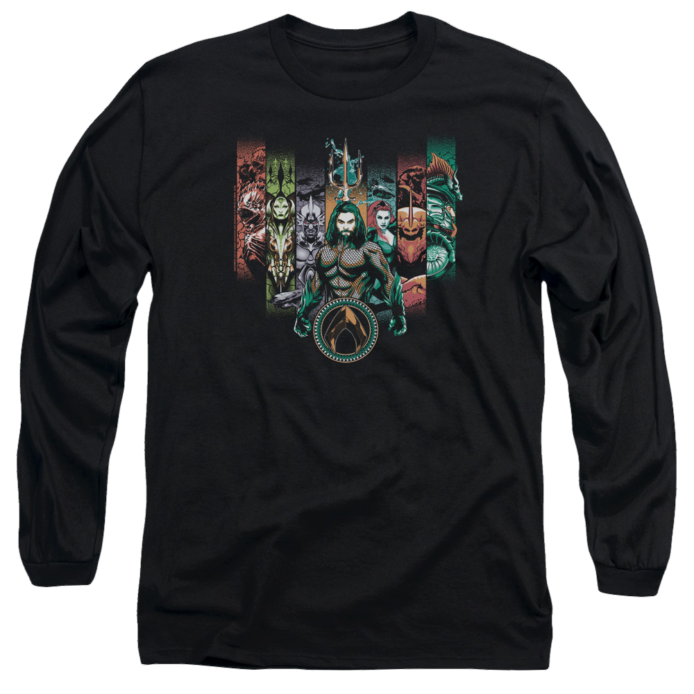 Aquaman Movie Unite The Kingdoms - Men's Long Sleeve T-Shirt