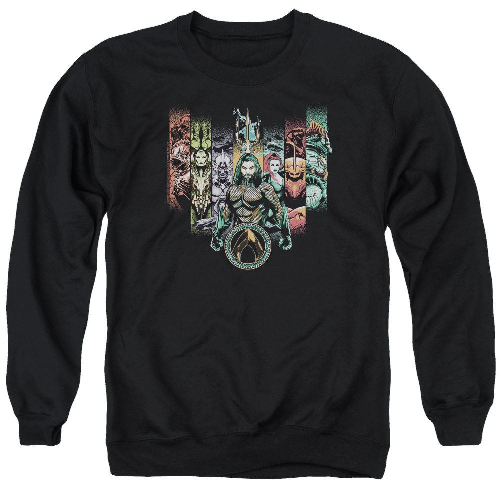 Aquaman Movie Unite The Kingdoms - Men's Crewneck Sweatshirt