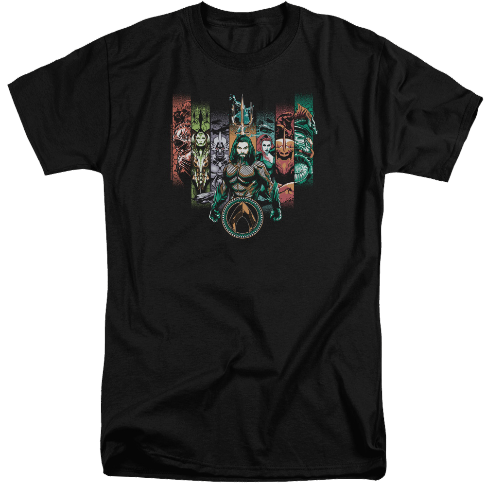 Aquaman Movie Unite The Kingdoms - Men's Tall Fit T-Shirt