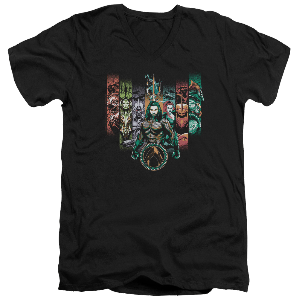 Aquaman Movie Unite The Kingdoms - Men's V-Neck T-Shirt
