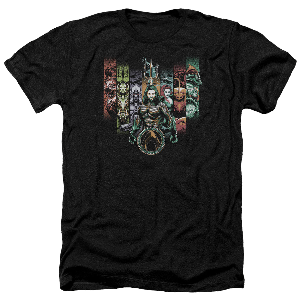 Aquaman Movie Unite The Kingdoms - Men's Heather T-Shirt