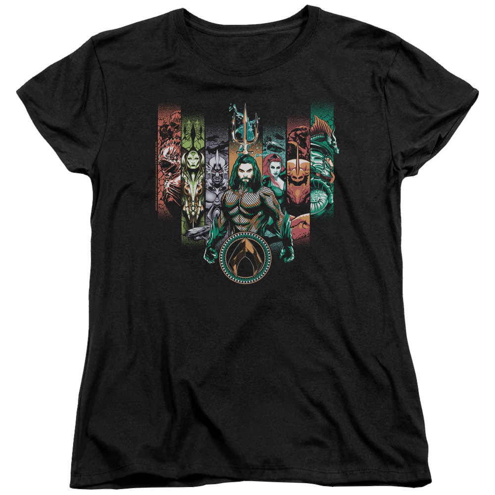 Aquaman Movie Unite The Kingdoms - Women's T-Shirt