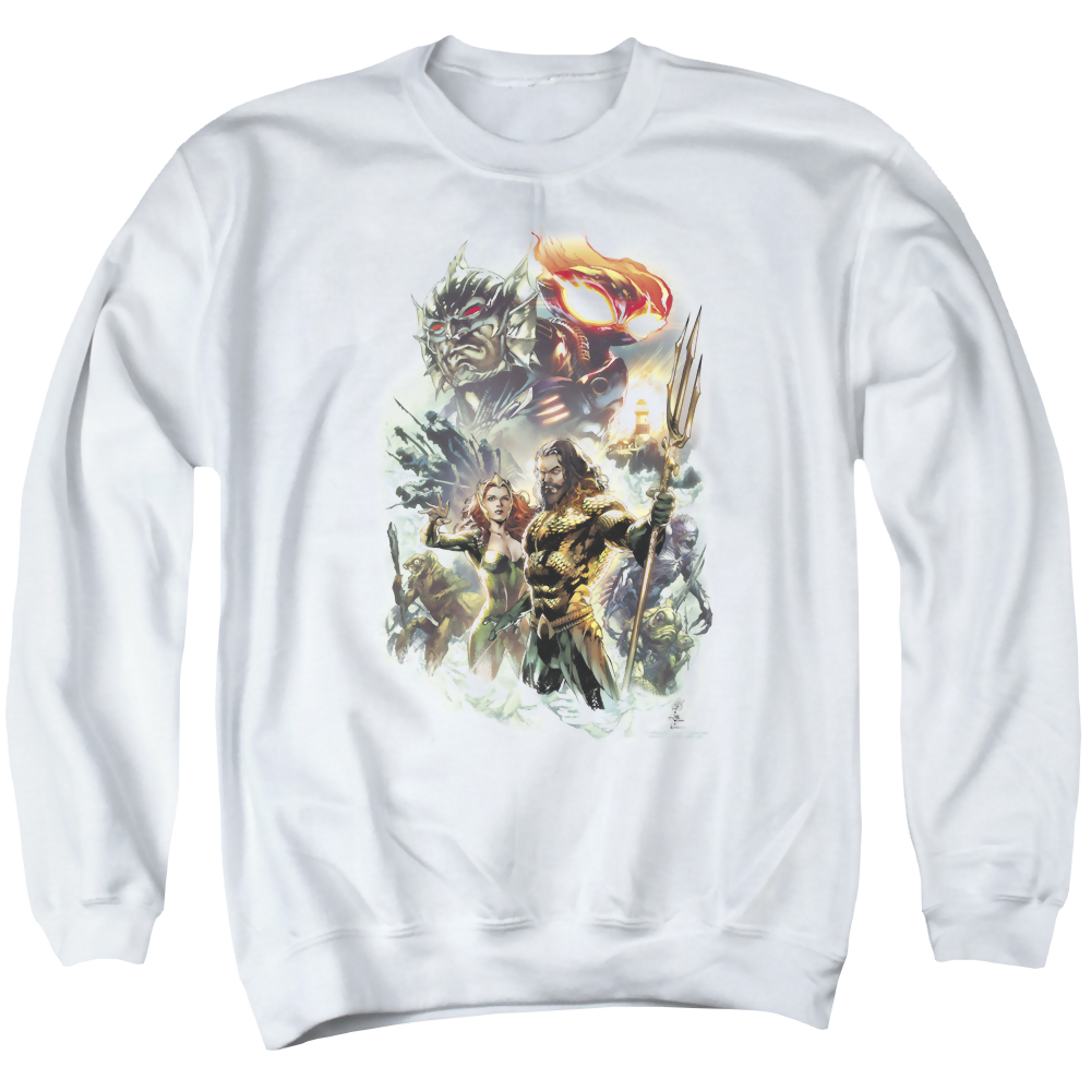 Aquaman Movie King Of Atlantis - Men's Crewneck Sweatshirt