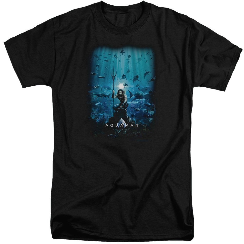 Aquaman Movie Poster - Men's Tall Fit T-Shirt
