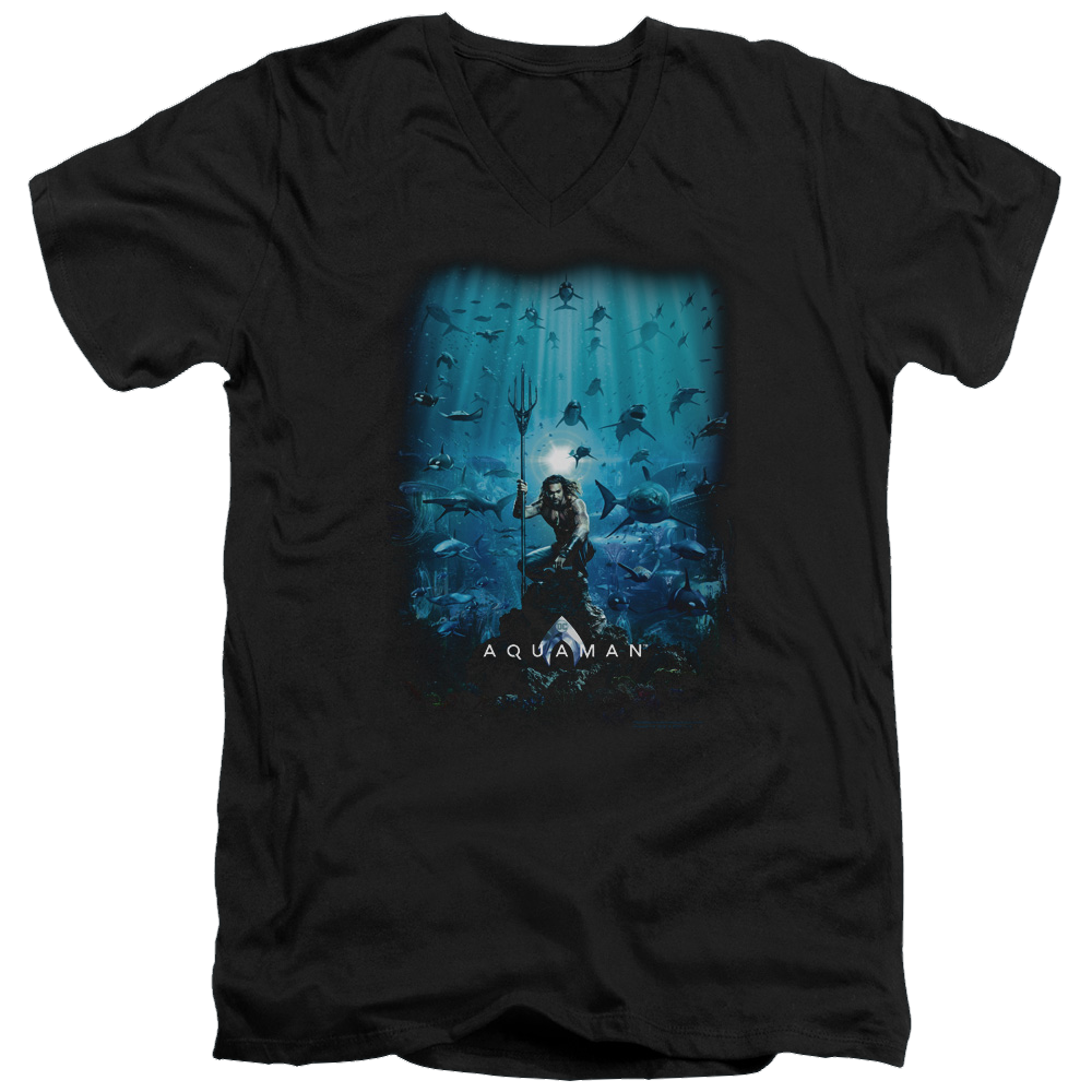 Aquaman Movie Poster - Men's V-Neck T-Shirt