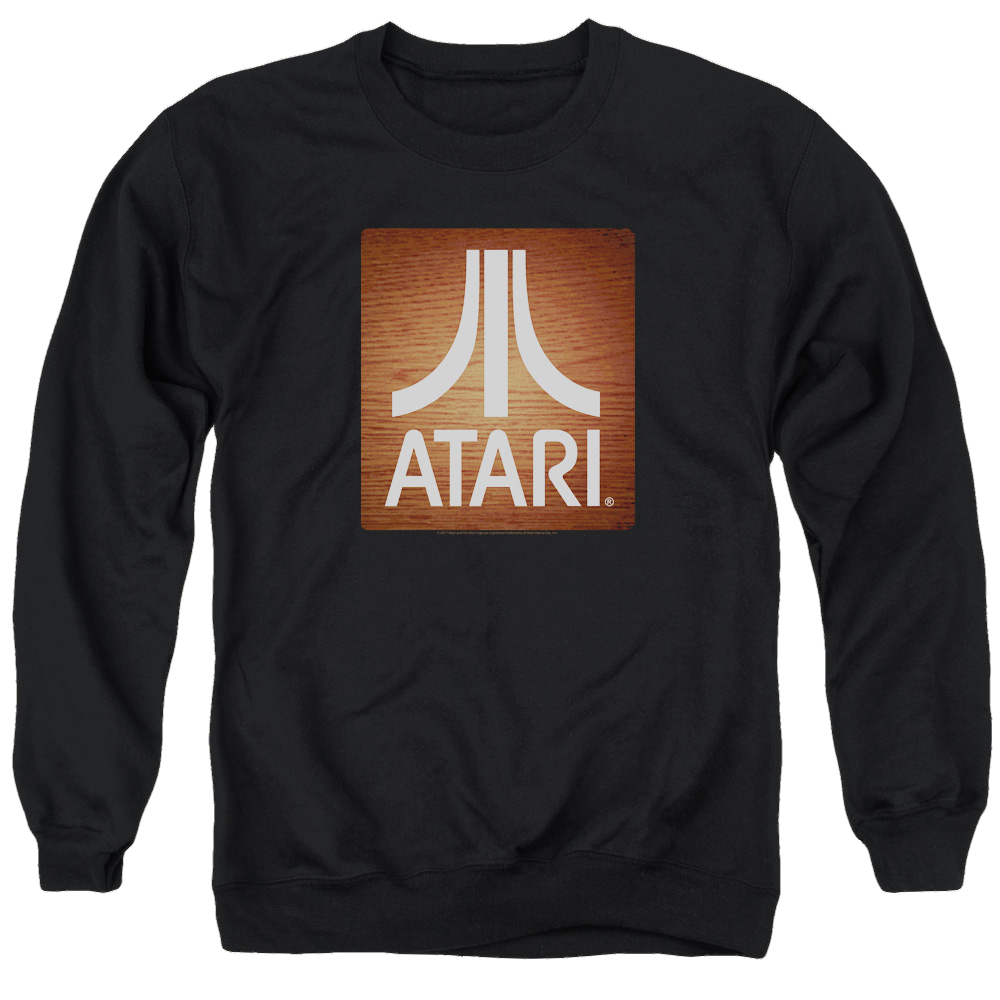 Atari Classic Wood Square - Men's Crewneck Sweatshirt