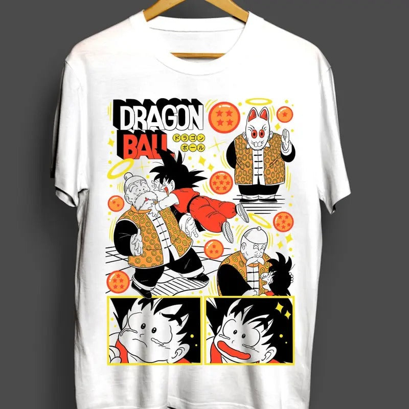 Abuelo Son Gohan T-shirt Dragon Ball Z,Son Goku,Goten,Vegeta,Broly,Anime,MangaAbuelo Son Gohan T-shirt Dragon Ball Z,Son Goku,Goten,Vegeta,Broly,Anime,Manga