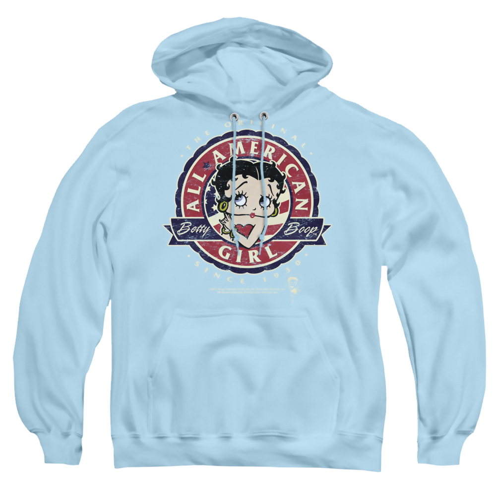 Betty Boop All American Girl - Pullover Hoodie