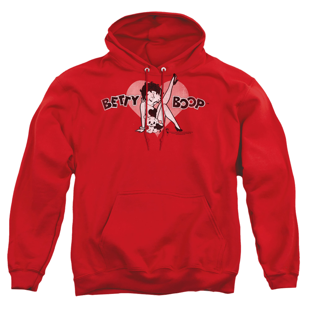 Betty Boop Vintage Cutie Pup - Pullover Hoodie