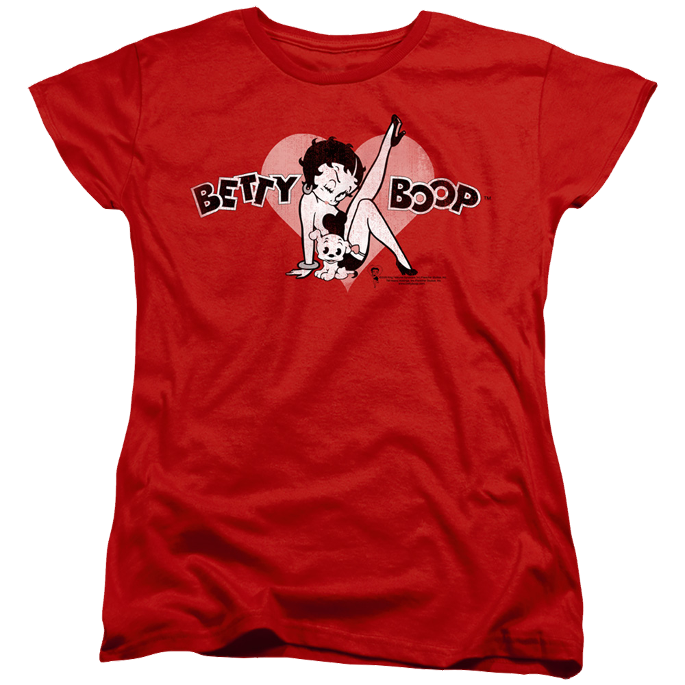 Betty Boop Vintage Cutie Pup - Women's T-Shirt
