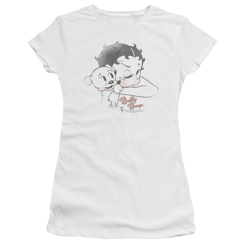 Betty Boop Vintage Wink - Juniors T-Shirt