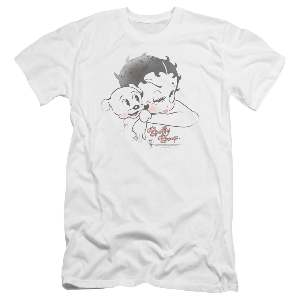 Betty Boop Vintage Wink - Men's Premium Slim Fit T-Shirt