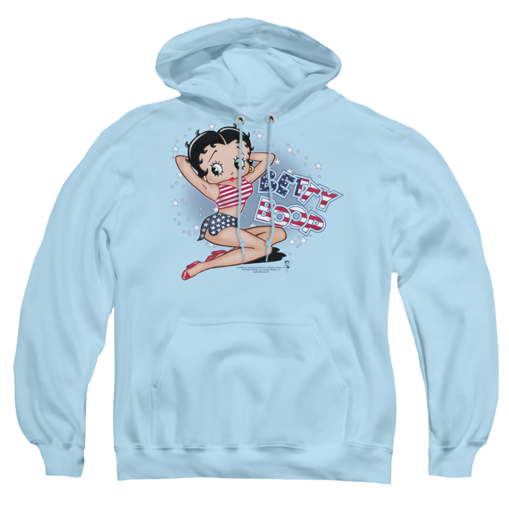 Betty Boop All American Girl - Pullover Hoodie Style001