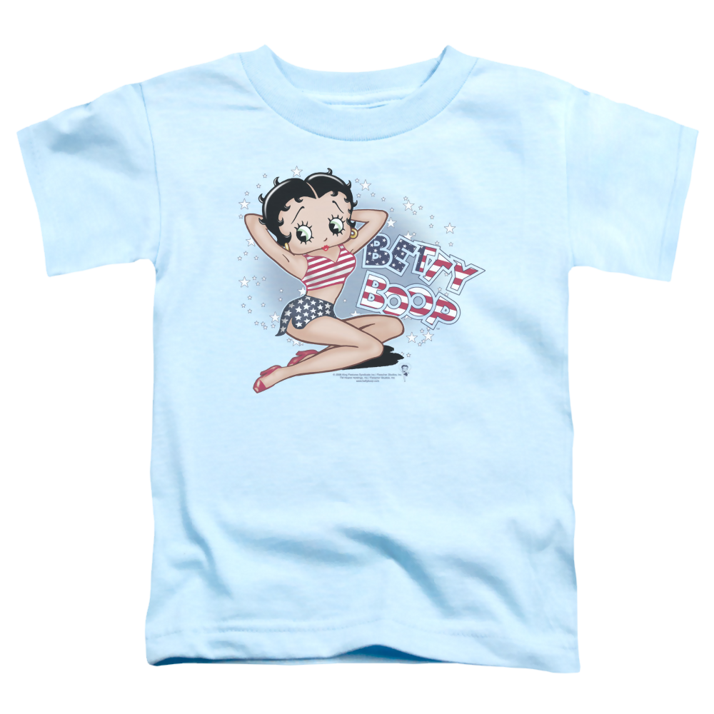 Betty Boop All American Girl - Kid's T-Shirt
