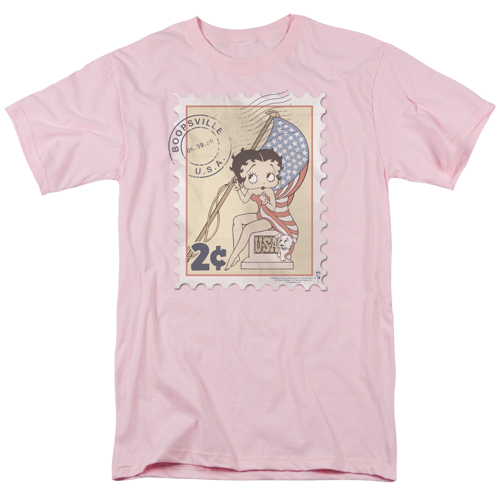 Betty Boop Vintage Stamp - Men's Regular Fit T-Shirt
