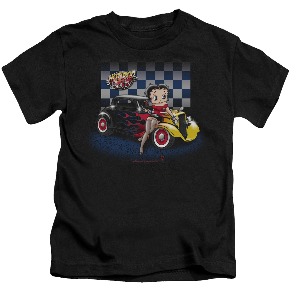 Betty Boop Hot Rod Boop - Kid's T-Shirt