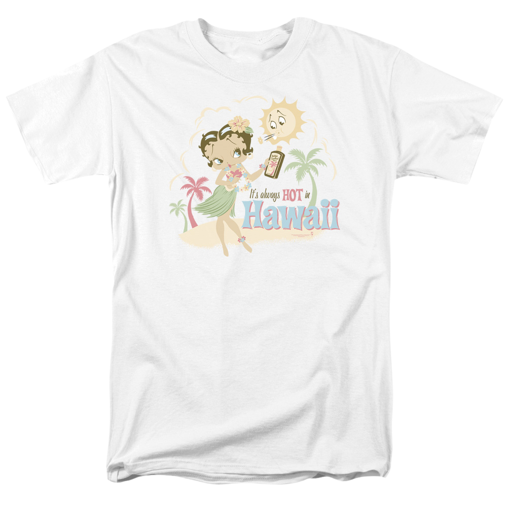 Betty Boop Hot In Hawaii - Men's Regular Fit T-Shirt