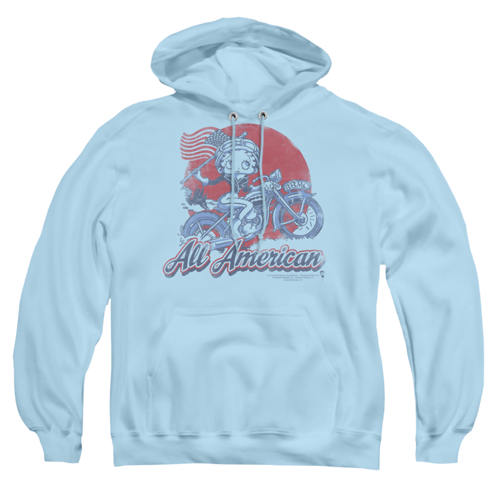 Betty Boop All American Biker - Pullover Hoodie