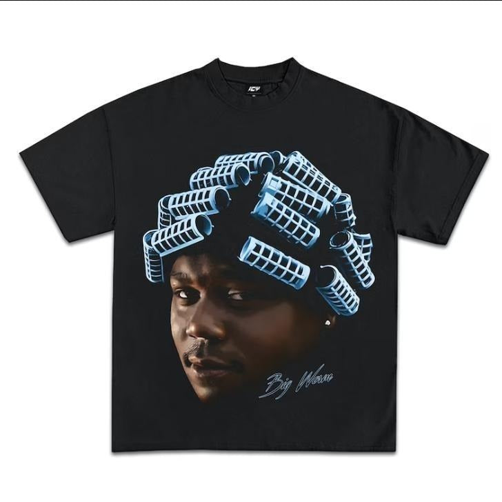 BIG WORM T-SHIRT Rap Tee Concert Hip Hop Shirt, Gift For Fans Casual Classic