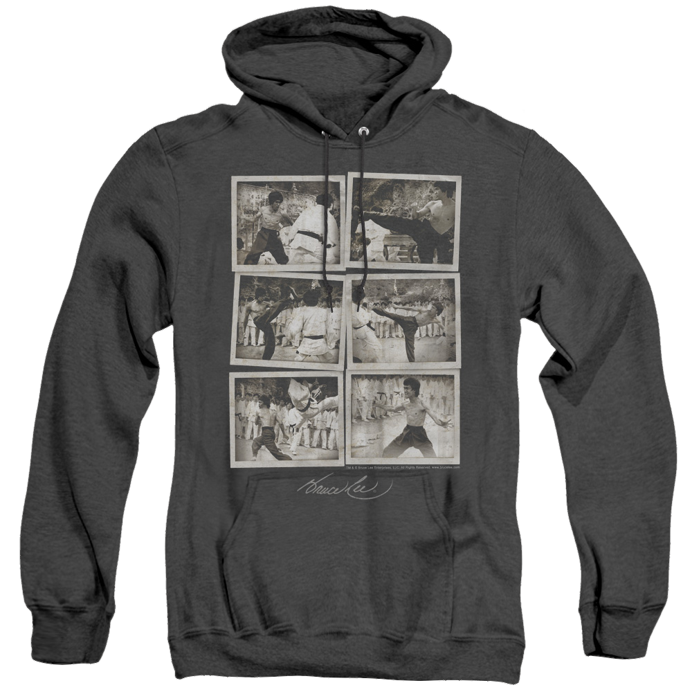 Bruce Lee Snap Shots - Heather Pullover Hoodie