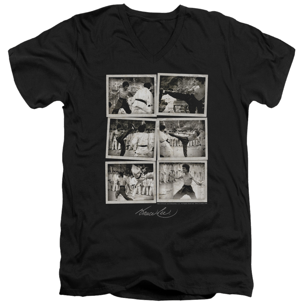 Bruce Lee Snap Shots - Men's V-Neck T-Shirt
