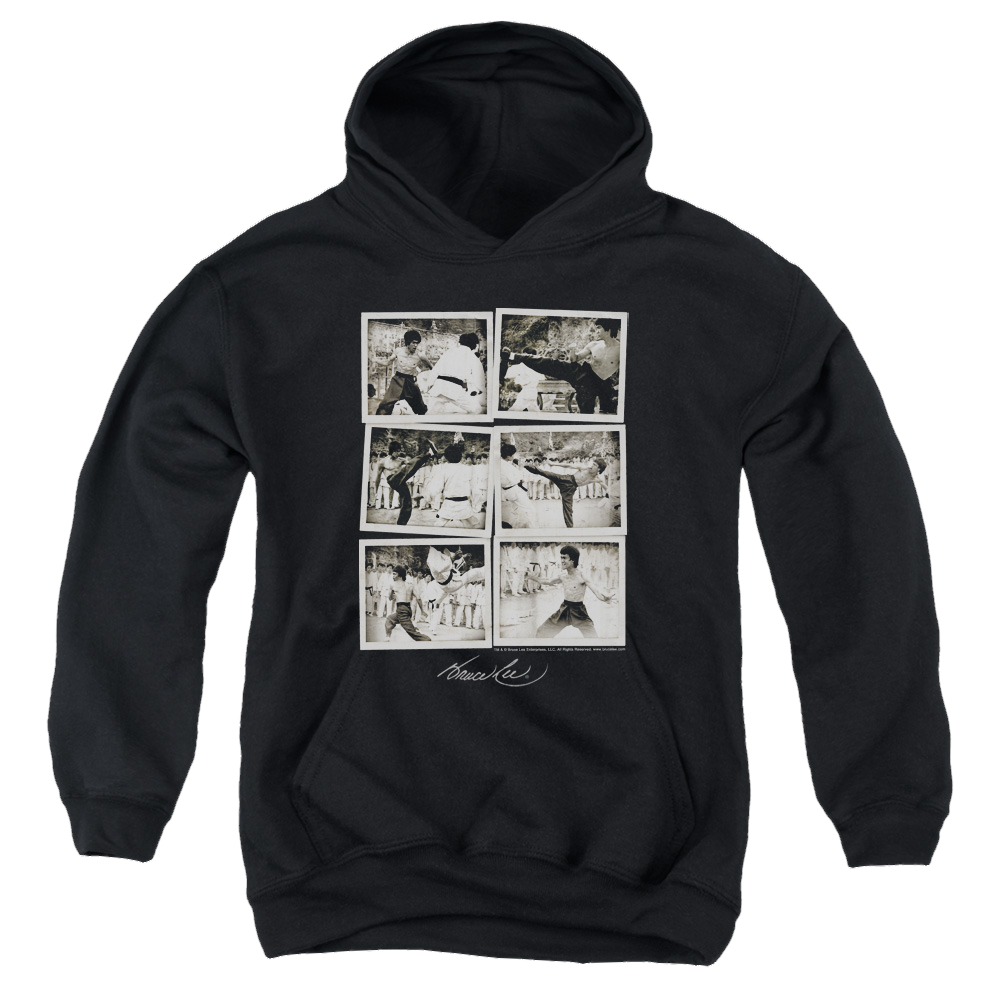 Bruce Lee Snap Shots - Youth Hoodie (Ages 8-12)