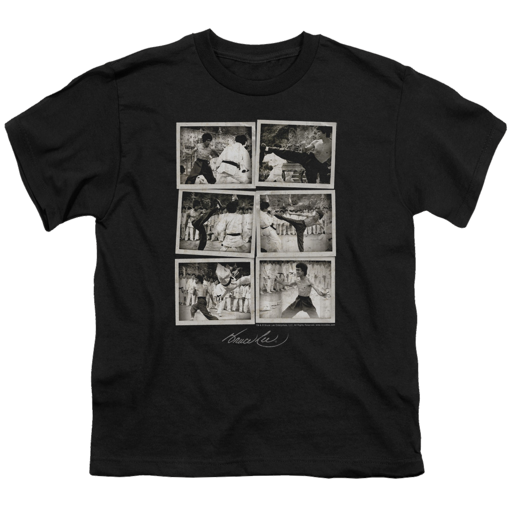 Bruce Lee Snap Shots - Youth T-Shirt (Ages 8-12)