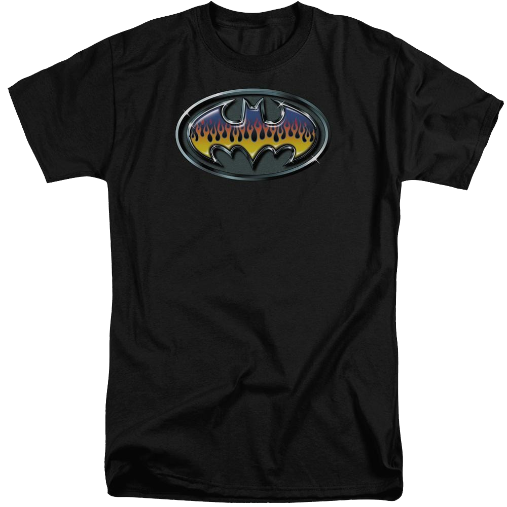Batman Hot Rod Shield - Men's Tall Fit T-Shirt