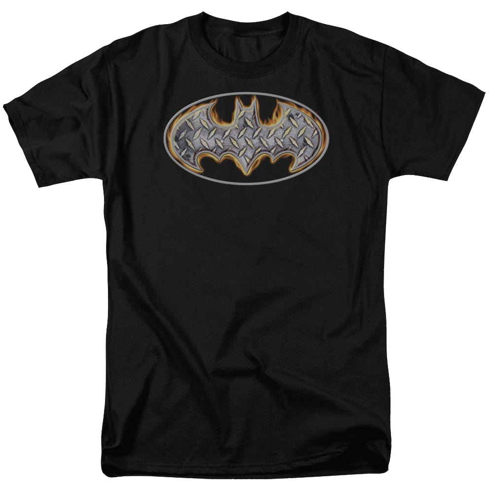 Batman Steel Fire Shield - Men's Regular Fit T-Shirt