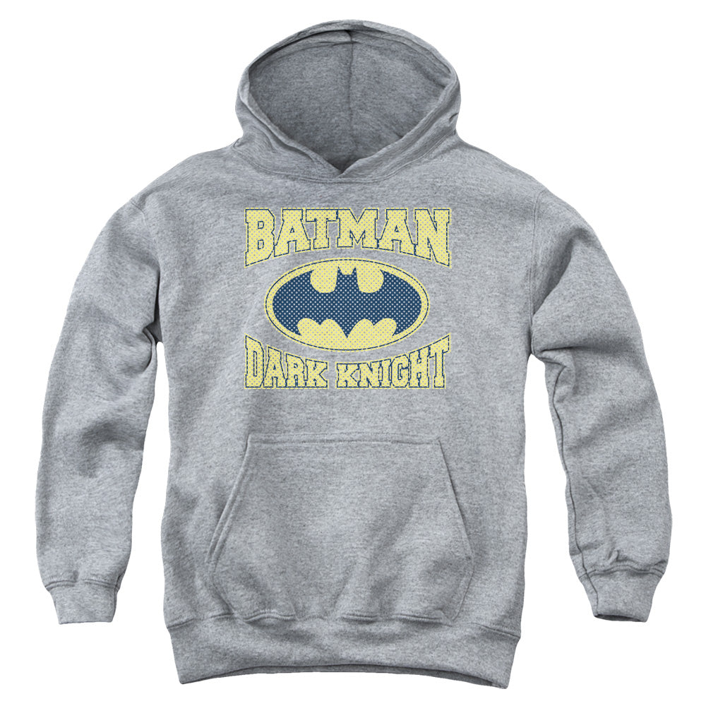 Batman Dark Knight Jersey Kids Youth Hoodie Heather