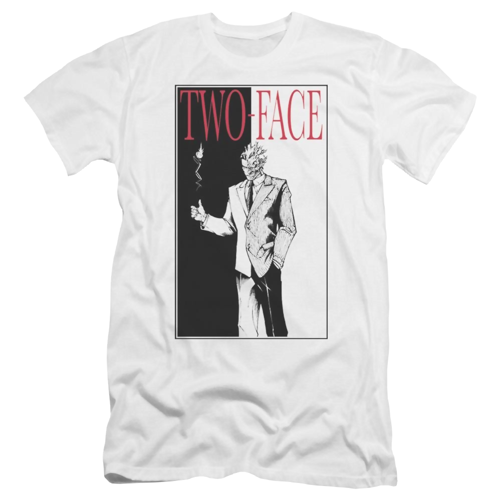 Batman Two Face - Men's Premium Slim Fit T-Shirt