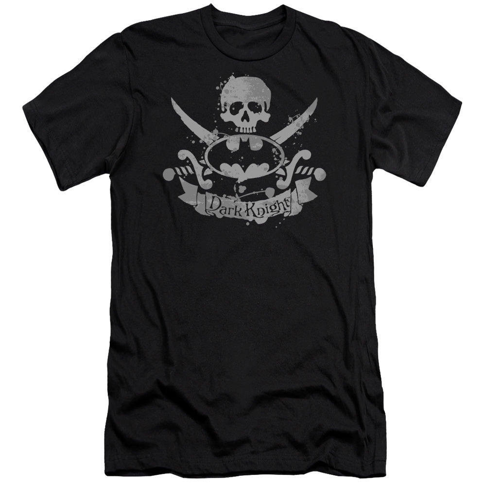 Batman Dark Pirate Premium Bella Canvas Slim Fit Mens T Shirt Black