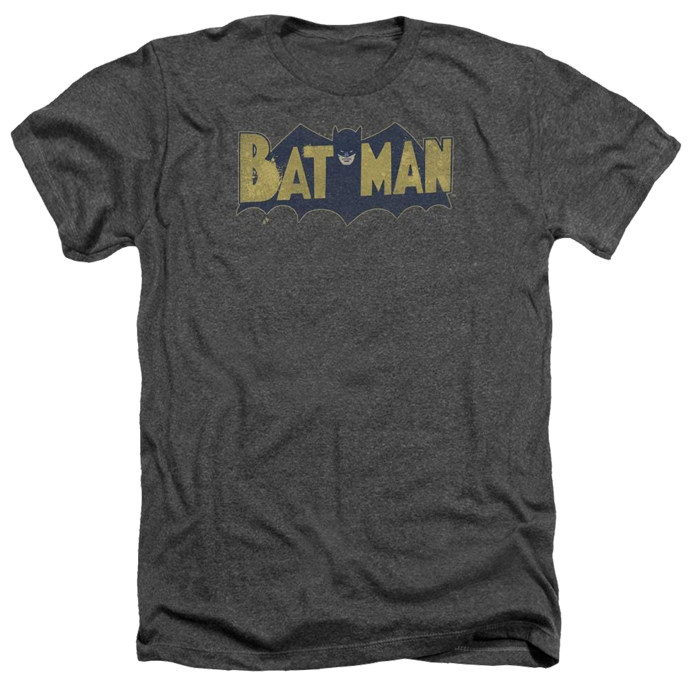 Batman Vintage Logo Splatter - Men's Heather T-Shirt