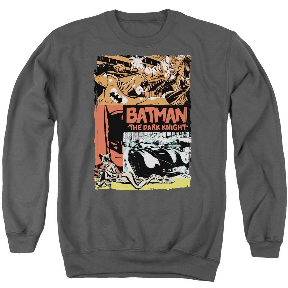 Batman Old Movie Poster - Men's Crewneck Sweatshirt