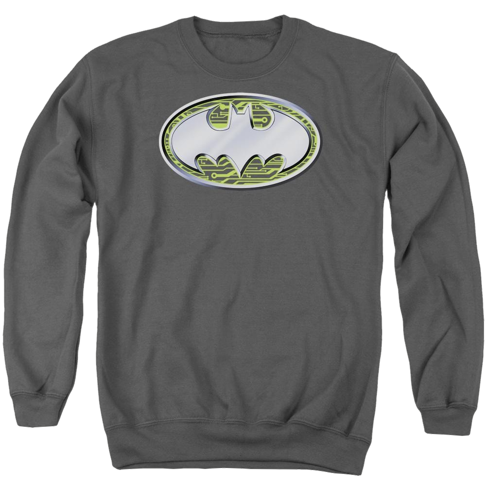 Batman Circuits Logo - Men's Crewneck Sweatshirt